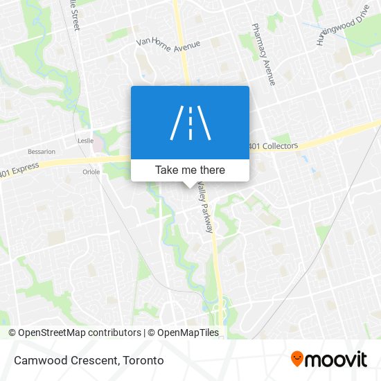 Camwood Crescent map