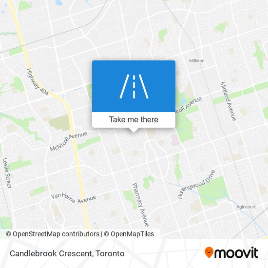 Candlebrook Crescent map