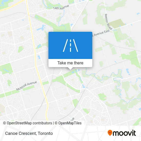 Canoe Crescent map