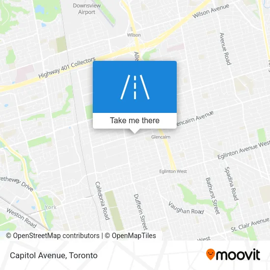 Capitol Avenue map