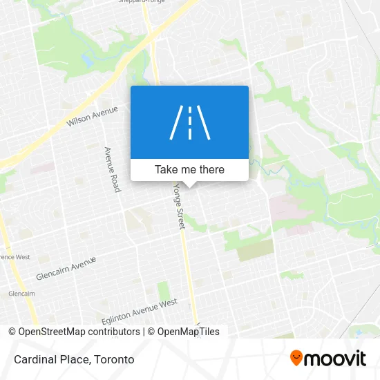 Cardinal Place map