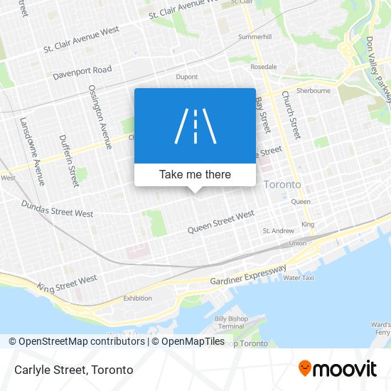 Carlyle Street map