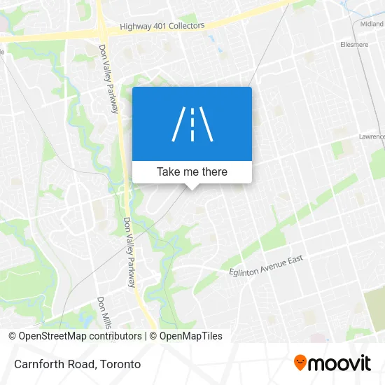Carnforth Road map