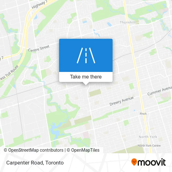 Carpenter Road map