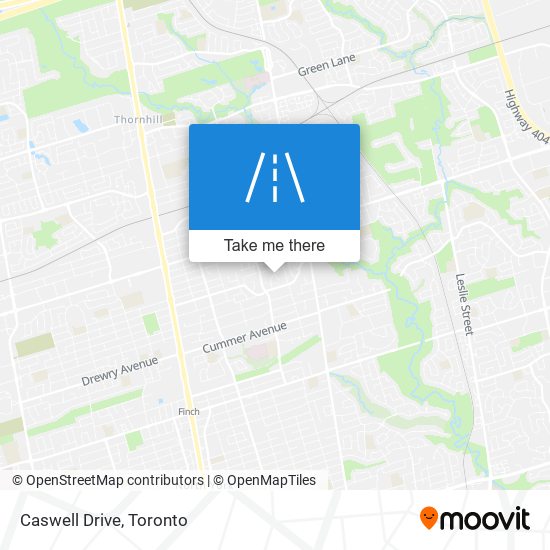 Caswell Drive map