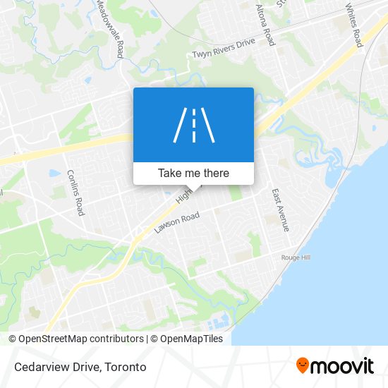 Cedarview Drive map