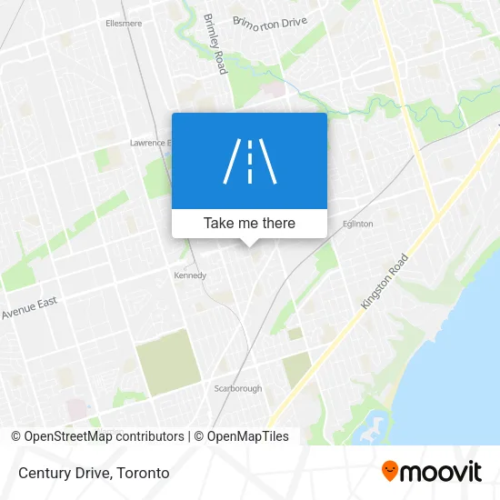 Century Drive map
