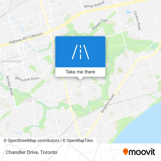 Chandler Drive map