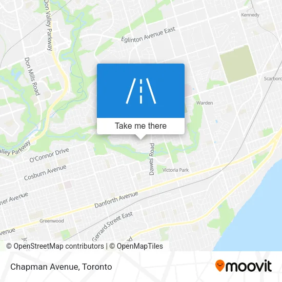 Chapman Avenue map