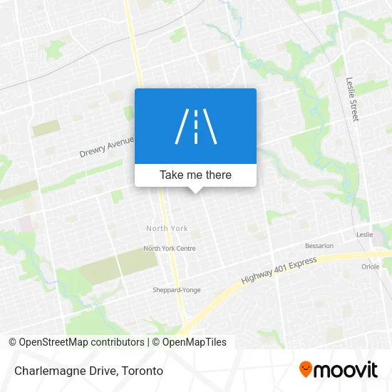 Charlemagne Drive map