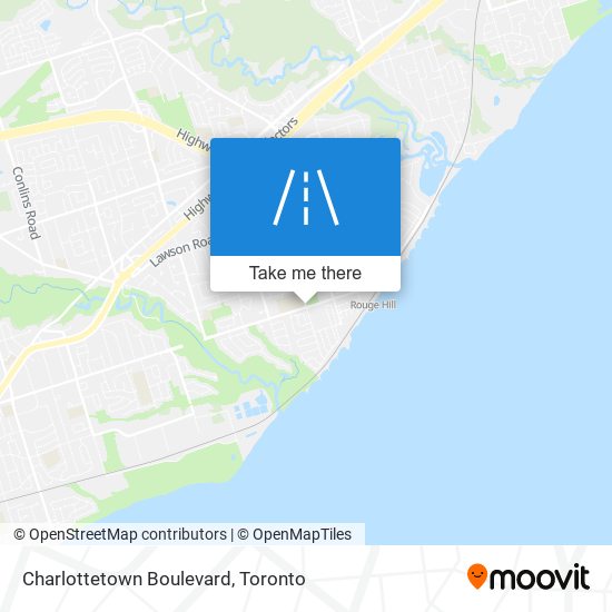 Charlottetown Boulevard map