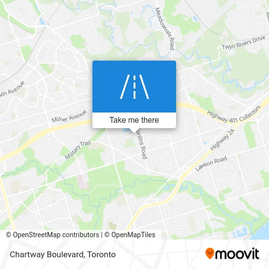 Chartway Boulevard map