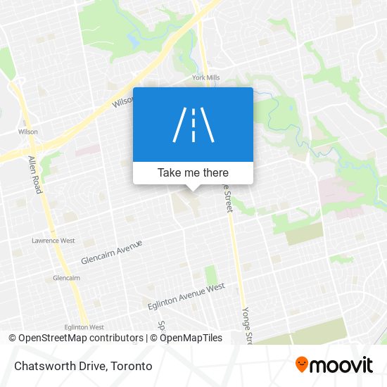 Chatsworth Drive map