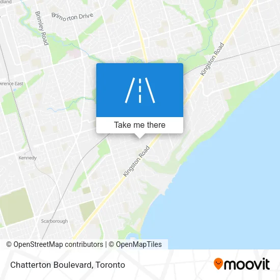 Chatterton Boulevard map