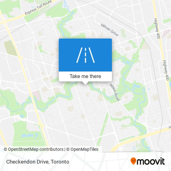 Checkendon Drive map