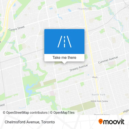 Chelmsford Avenue map
