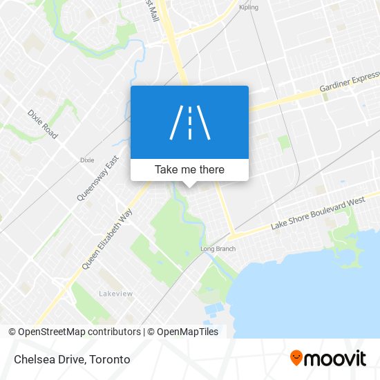 Chelsea Drive map