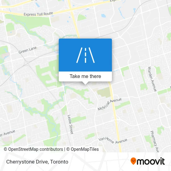 Cherrystone Drive map