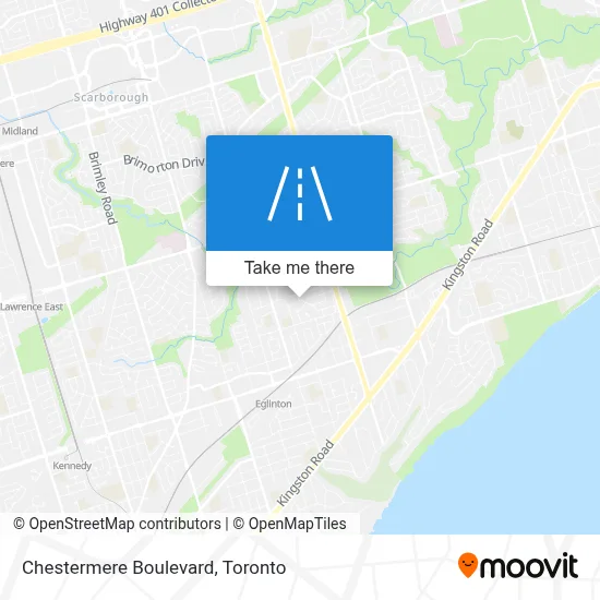 Chestermere Boulevard map