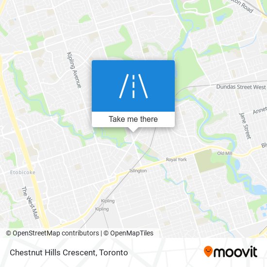 Chestnut Hills Crescent map