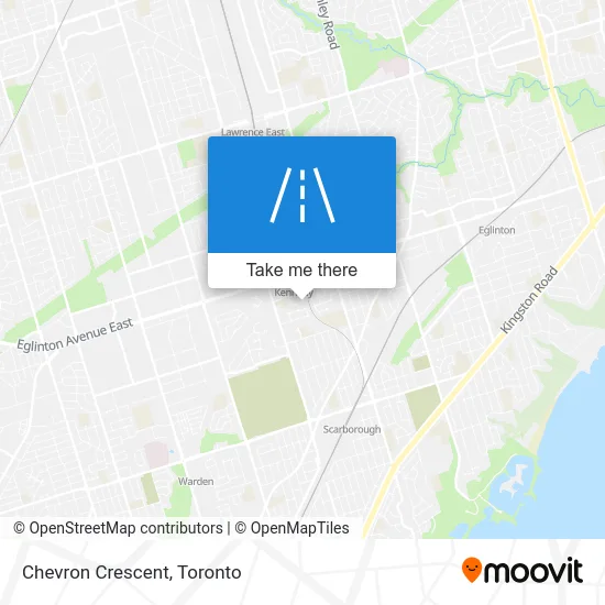 Chevron Crescent map