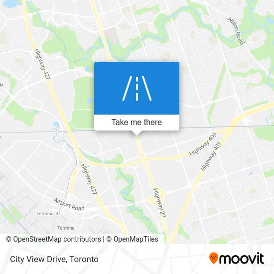 City View Drive map