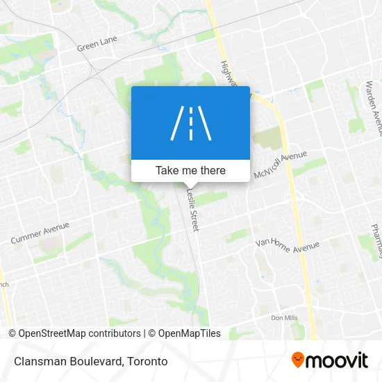 Clansman Boulevard map