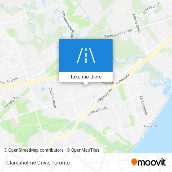 Claresholme Drive map