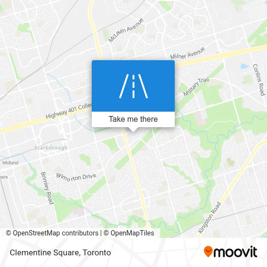 Clementine Square map