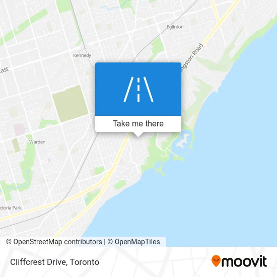 Cliffcrest Drive map