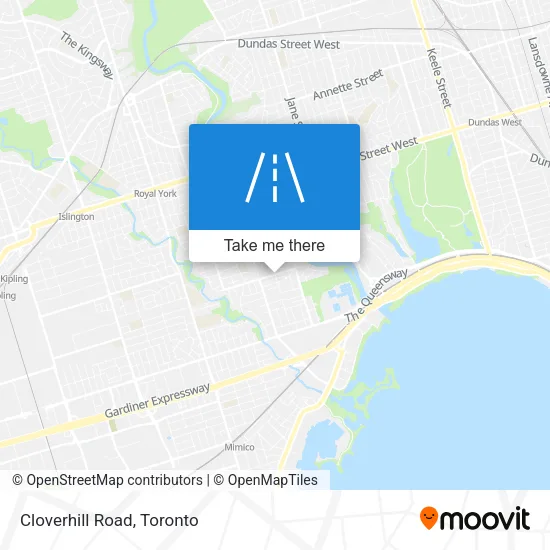 Cloverhill Road map