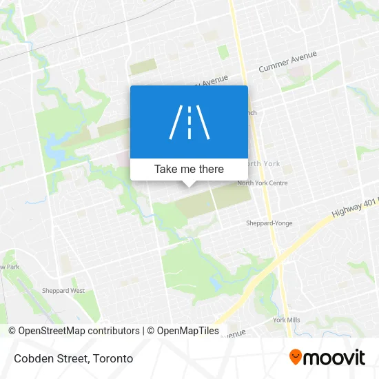 Cobden Street map