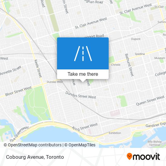 Cobourg Avenue map