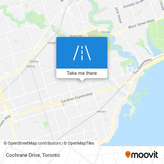 Cochrane Drive map