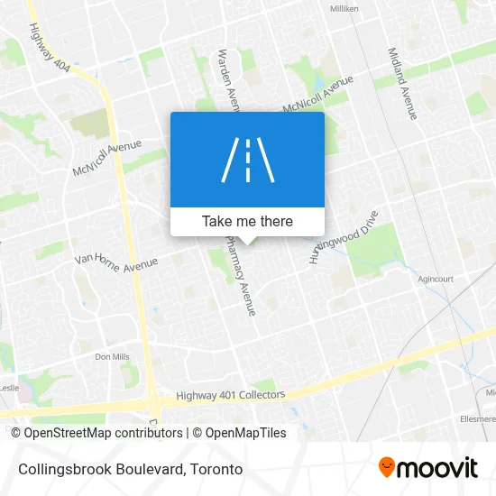 Collingsbrook Boulevard map