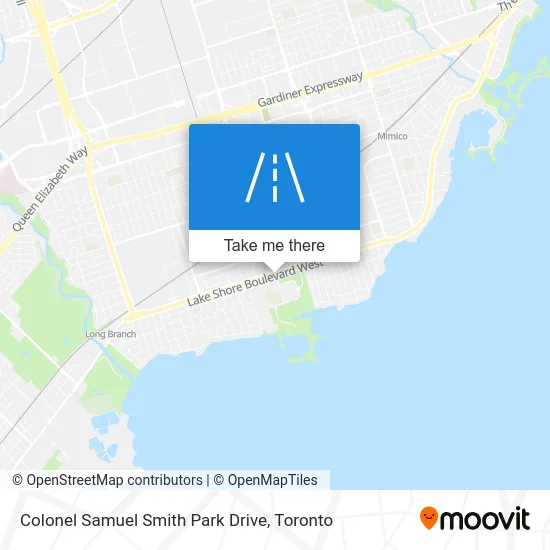 Colonel Samuel Smith Park Drive map