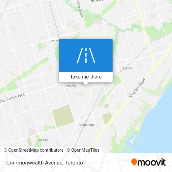 Commonwealth Avenue map