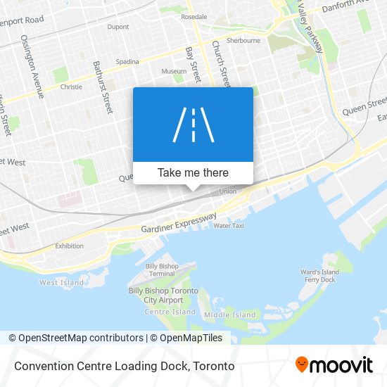 Convention Centre Loading Dock map
