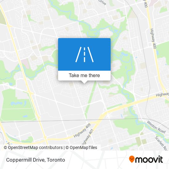 Coppermill Drive map