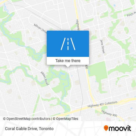 Coral Gable Drive map