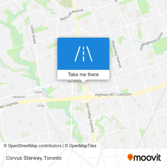 Corvus Starway map