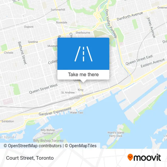 Court Street map