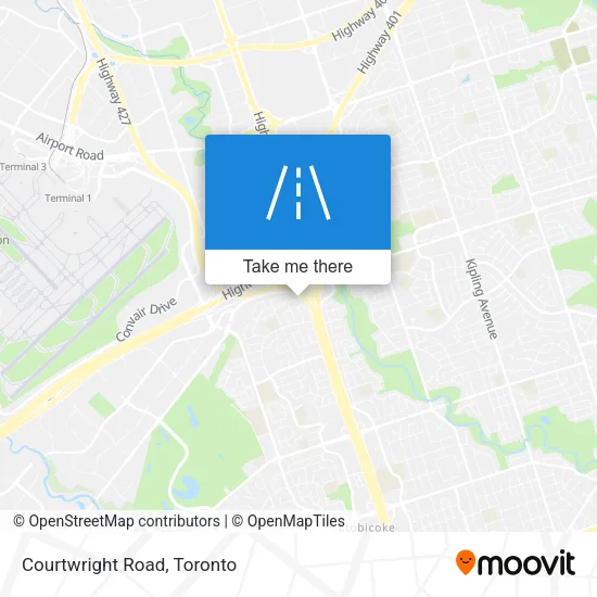 Courtwright Road map