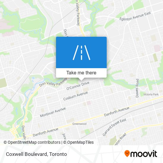 Coxwell Boulevard plan