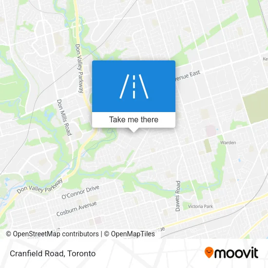 Cranfield Road map