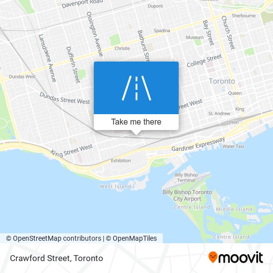 How to get to Crawford Street in Toronto by Bus, Streetcar, Subway or Train?