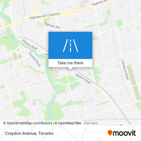 Craydon Avenue map
