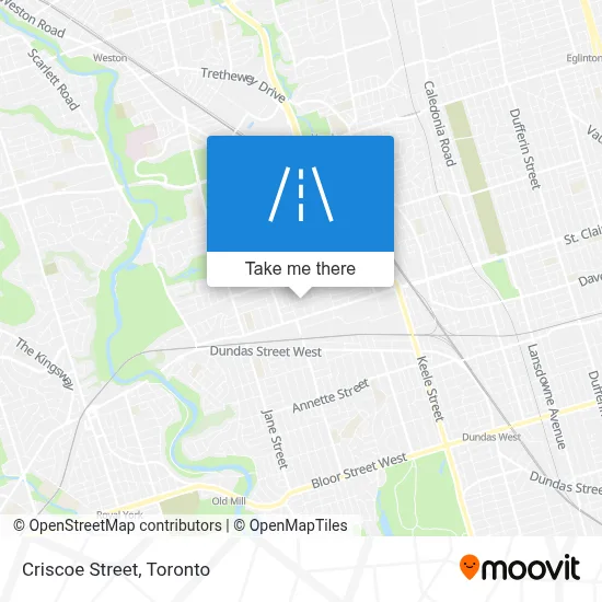 Criscoe Street map