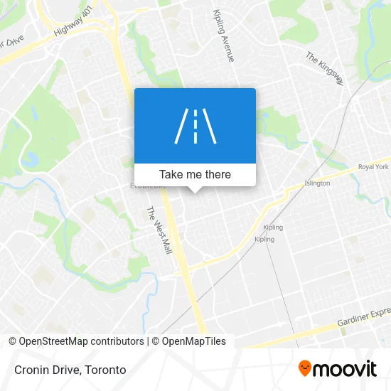 Cronin Drive map