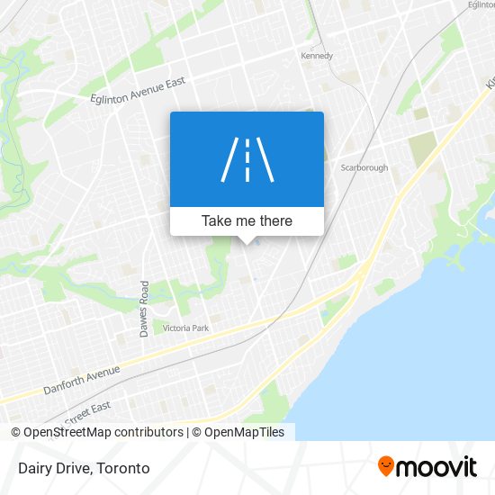 Dairy Drive map